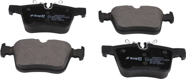 Задні гальмівні колодки JP Group 1363702710 ціна, від 22.41 USD
